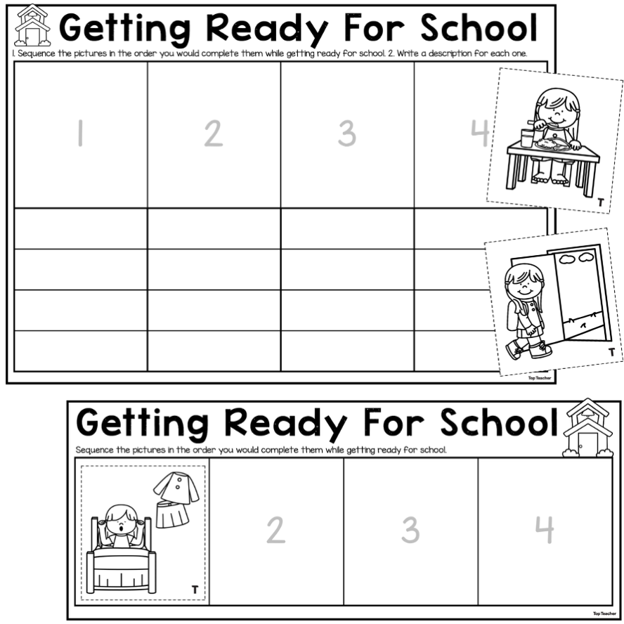 Get Ready For School Back To School Worksheets Top Teacher