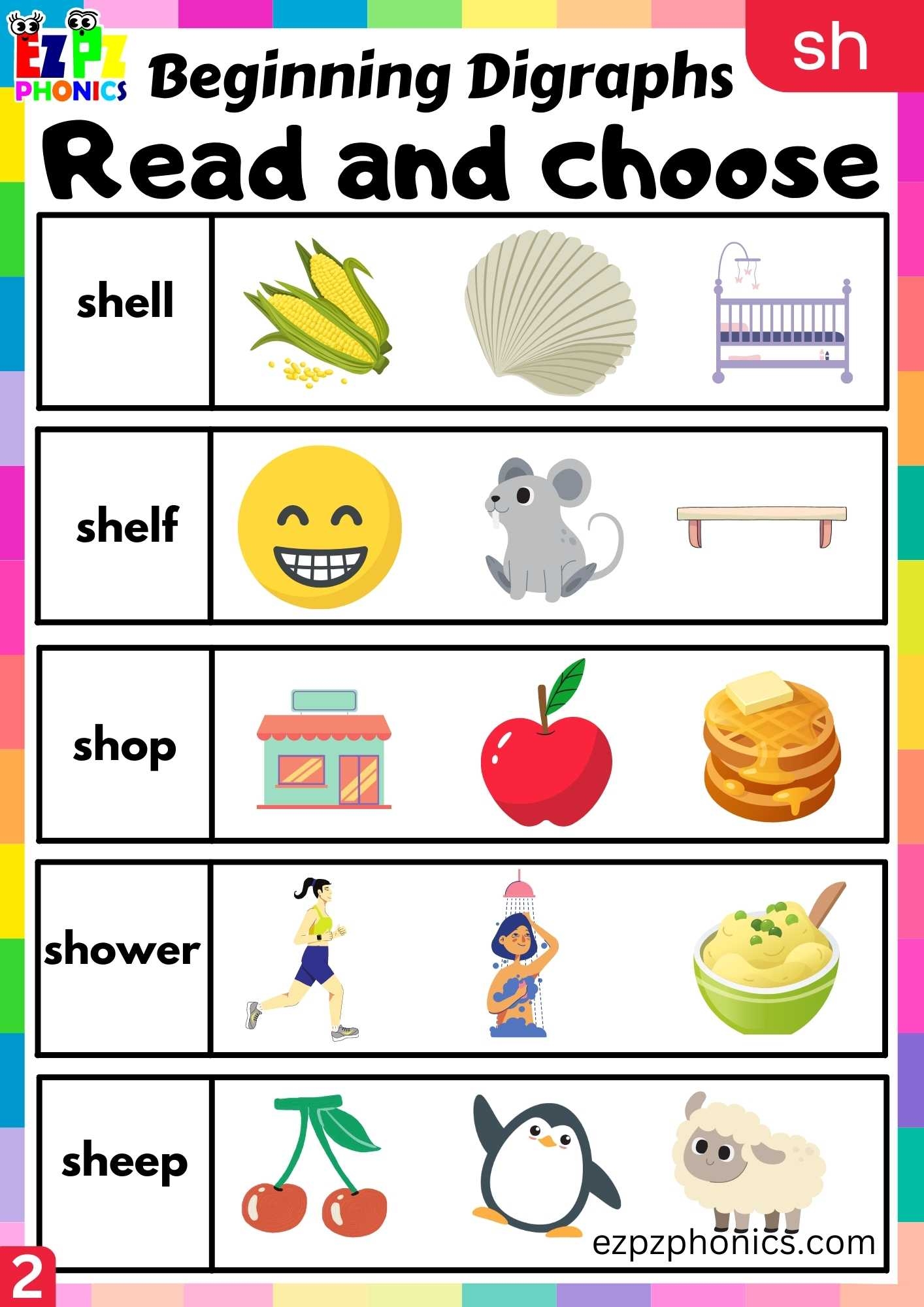 phonics digraphs worksheets