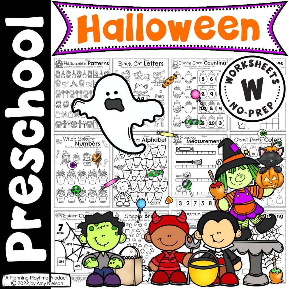 halloween kindergarten worksheet halloween kindergarten worksheet