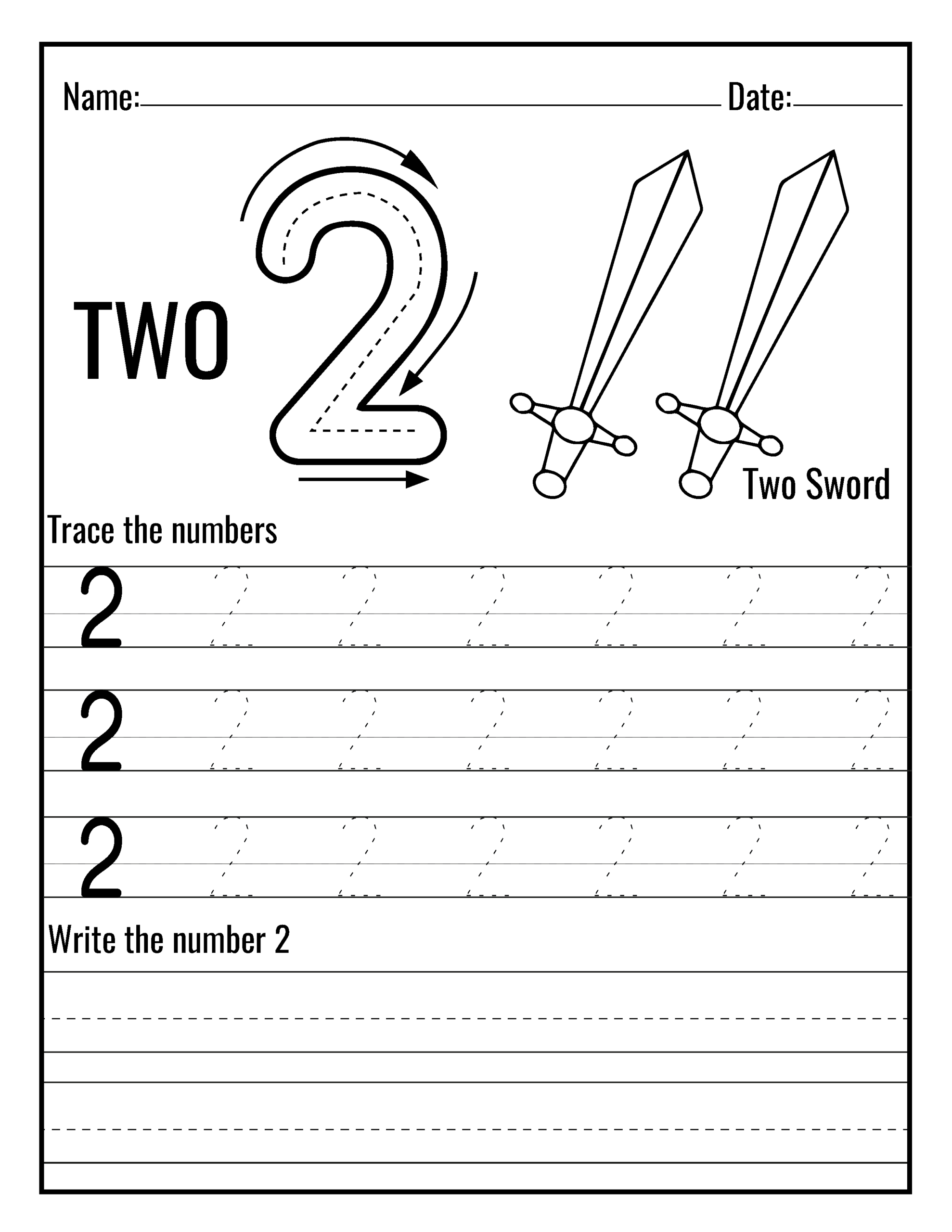 Help Your Kids Learn Numbers With 1 10 Number Tracing Prek Worksheets Made By Teachers