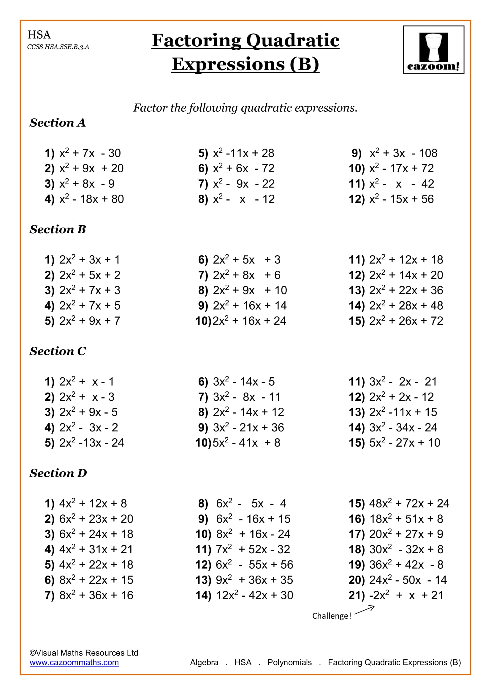 High School Math Worksheets Math Worksheets PDF Cazoom Math High School Math Worksheets Math Worksheets PDF Cazoom Math