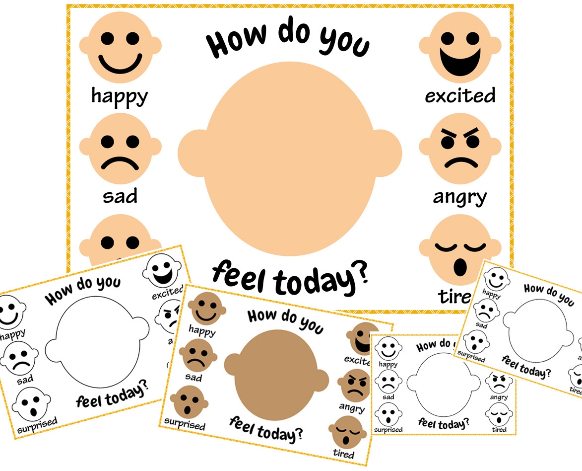 emotions worksheet preschool