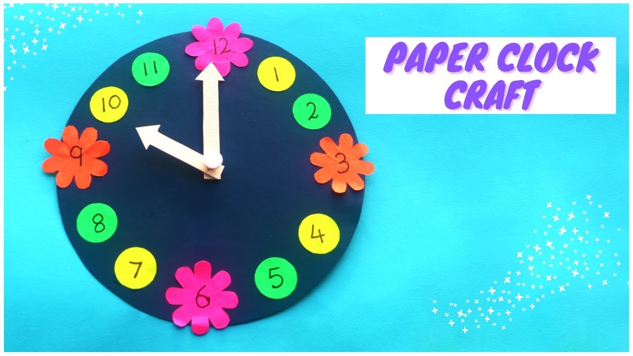 How To Make Paper Clock YouTube How To Make Paper Clock YouTube