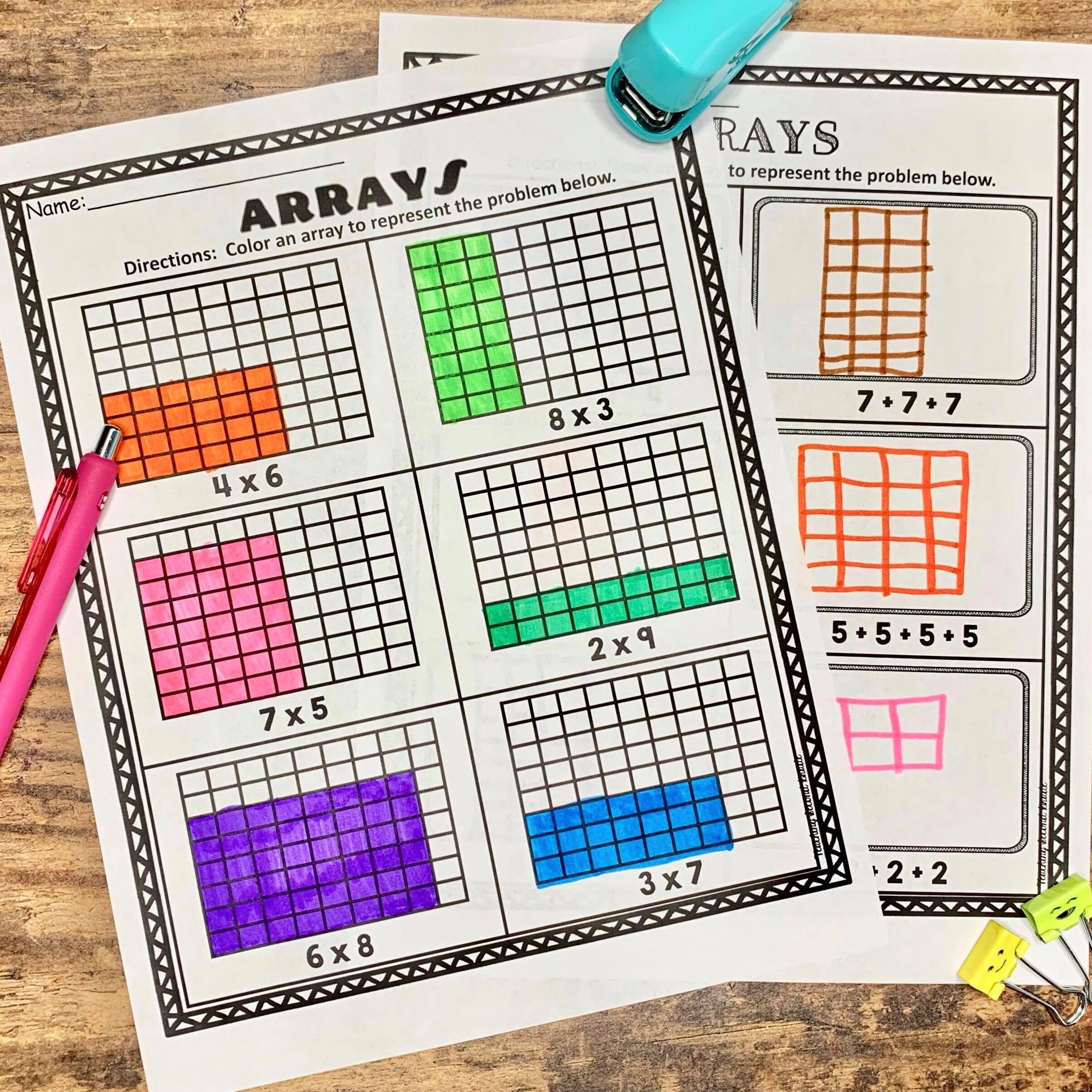 How To Teach Arrays Teaching Ideas Made Easy