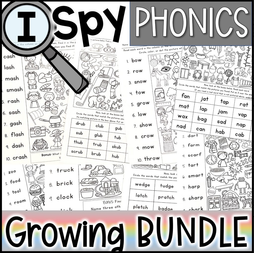 I Spy Phonics Worksheets That Students AND Teachers LOVE The OG SLP