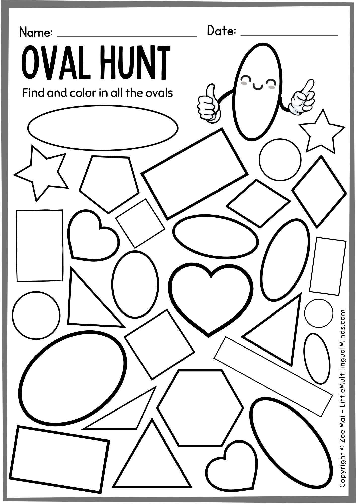 Identify 2D Shapes 2D Shapes Practice Sheets For Preschool Pre K Kindergarten Made By Teachers