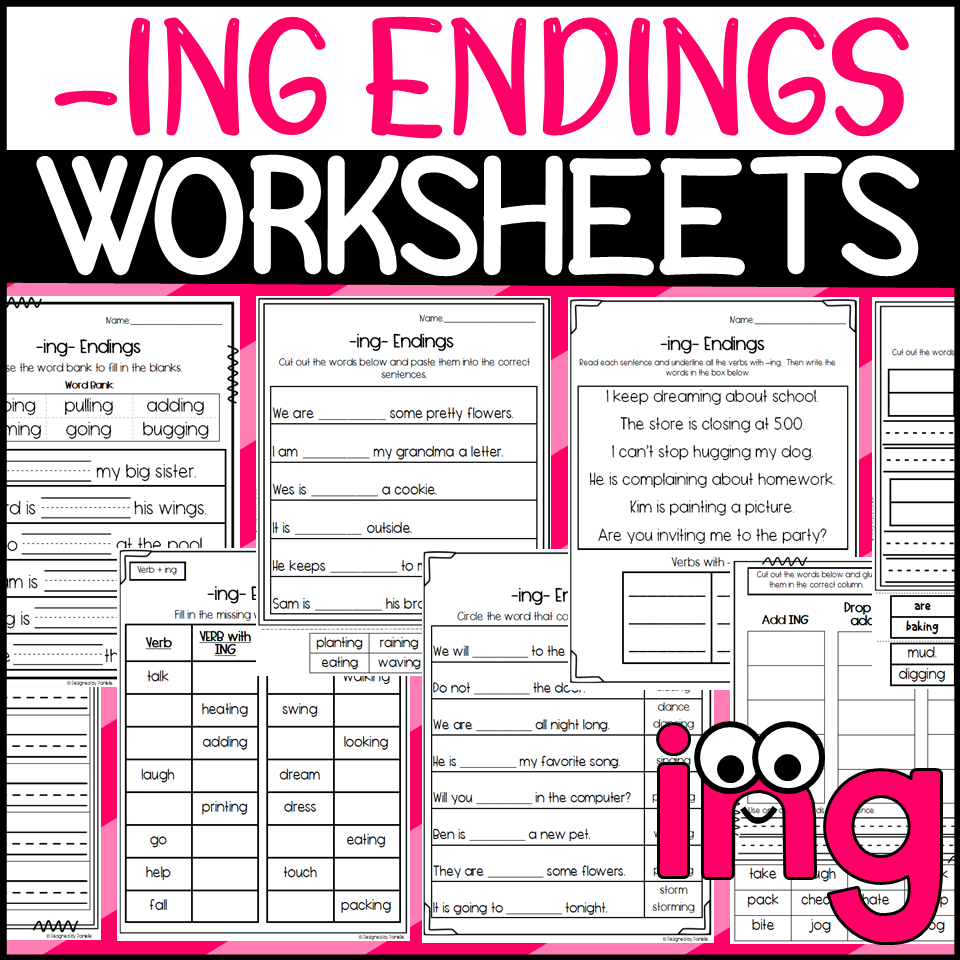 ING Endings Worksheets Made By Teachers ING Endings Worksheets Made By Teachers