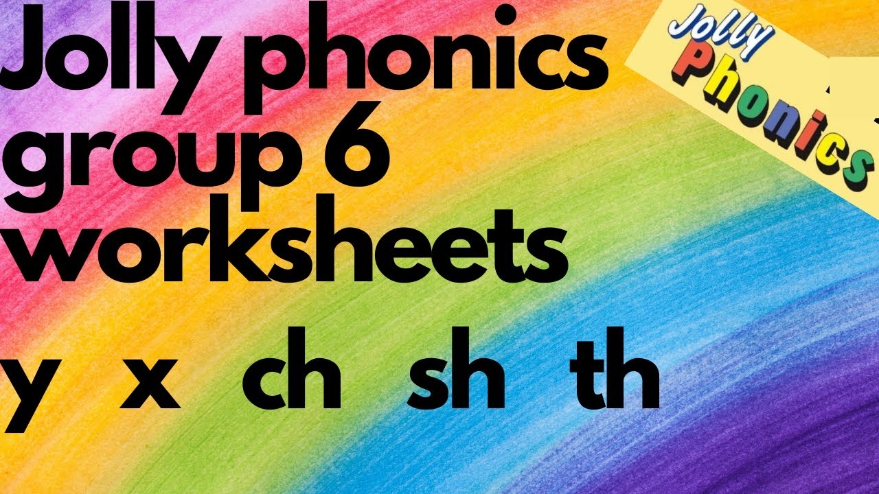 jolly phonics group 6 worksheets