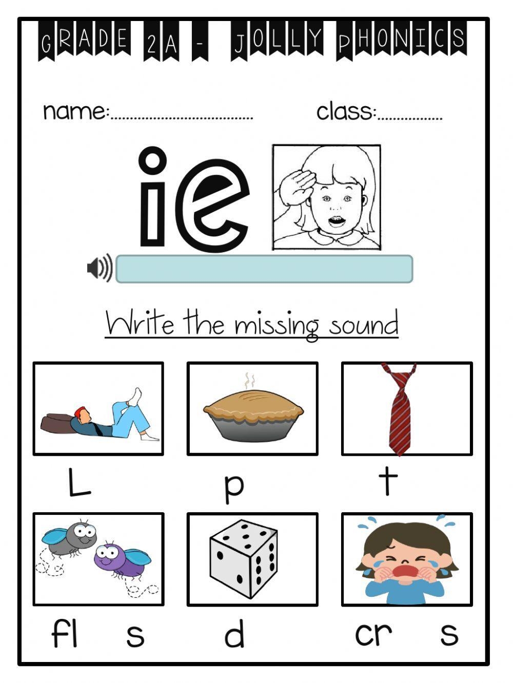Jolly Phonics Ie Worksheet Worksheets Library