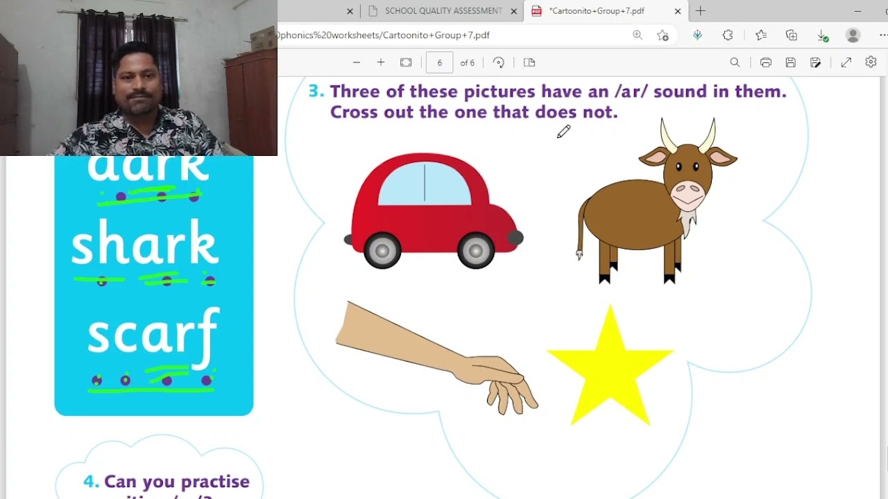 Jolly Phonics Lesson 39 Sound ar YouTube