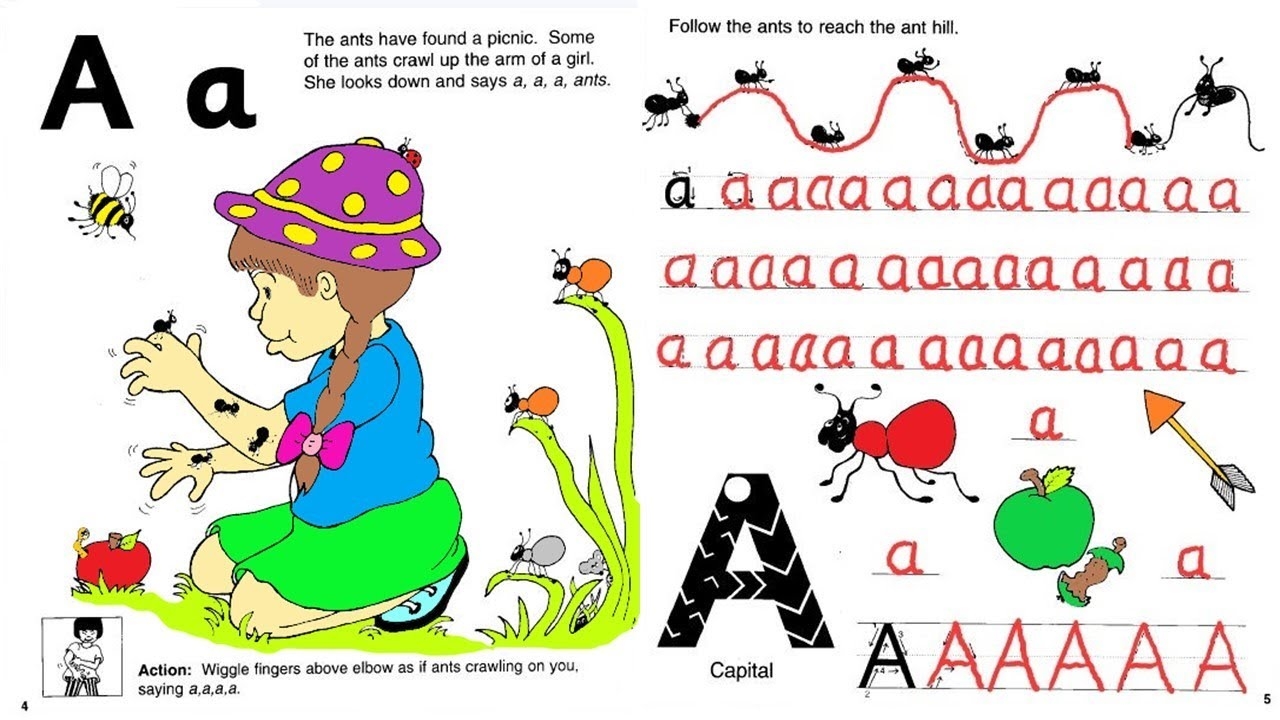 jolly phonics letter a worksheet