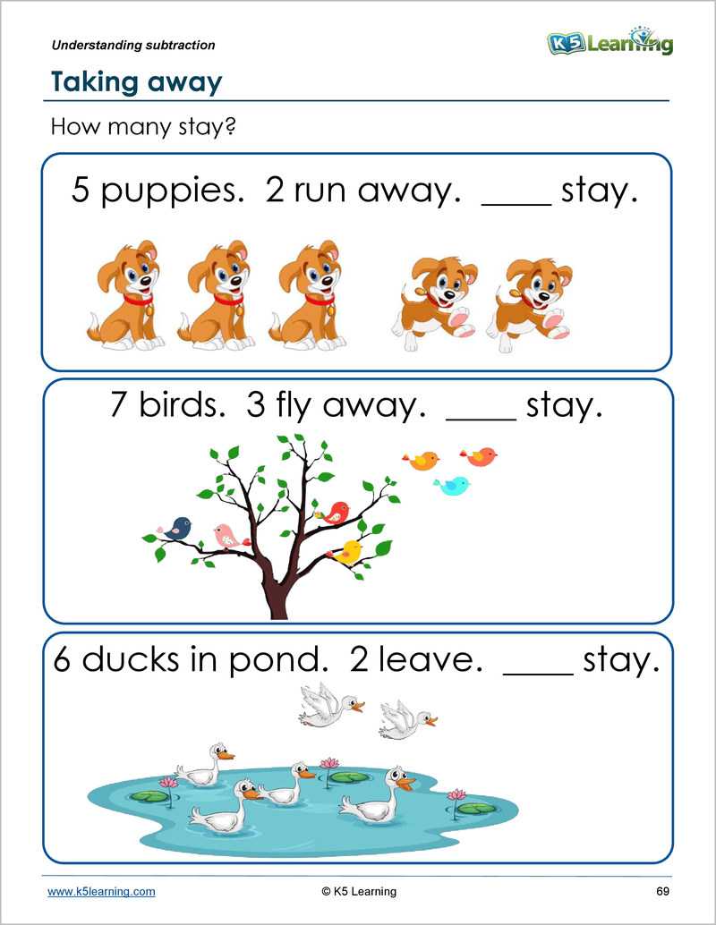 Kindergarten Add And Subtract Workbook K5 Bookstore