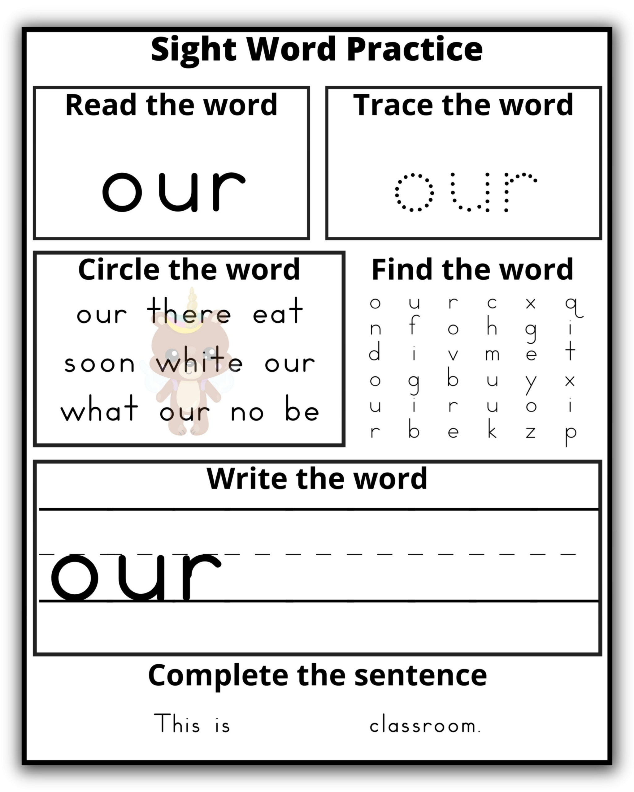 Kindergarten Dolch Sight Words Practice Extreme Couponing Mom