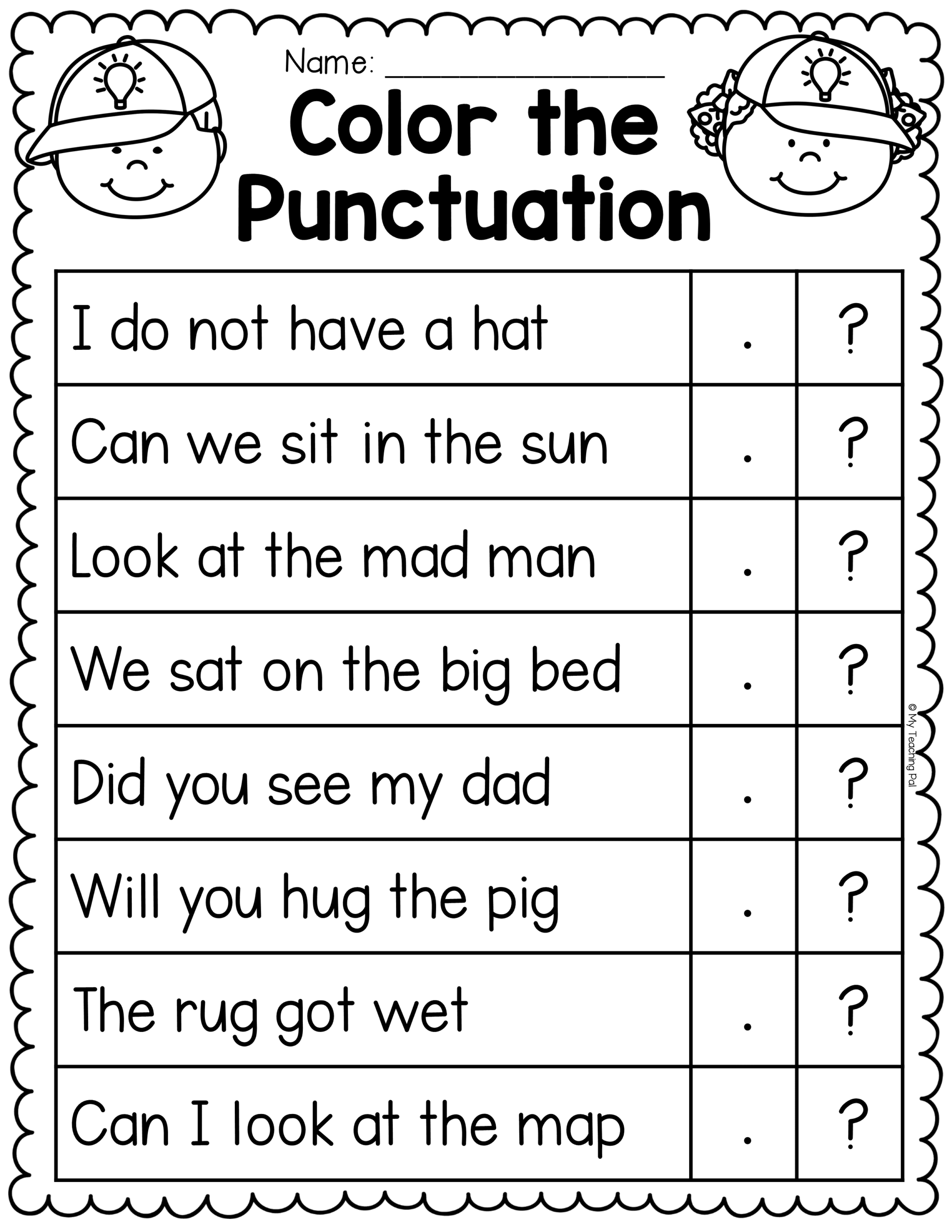 Kindergarten Grammar Worksheets MEGA PACK My Teaching Pal Kindergarten Grammar Worksheets MEGA PACK My Teaching Pal