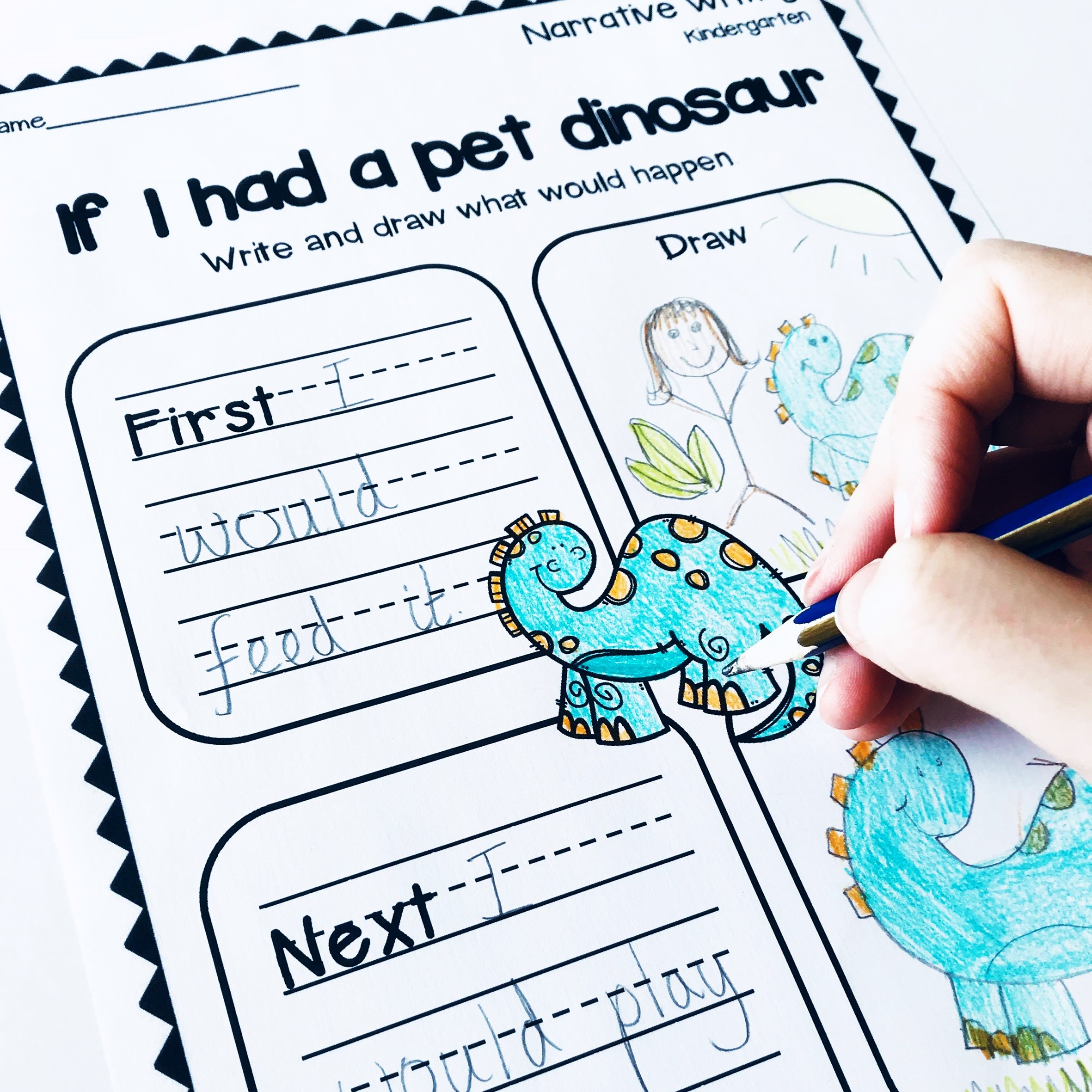 Kindergarten Narrative Writing Prompts And Worksheets Kindergarten Narrative Writing Prompts And Worksheets