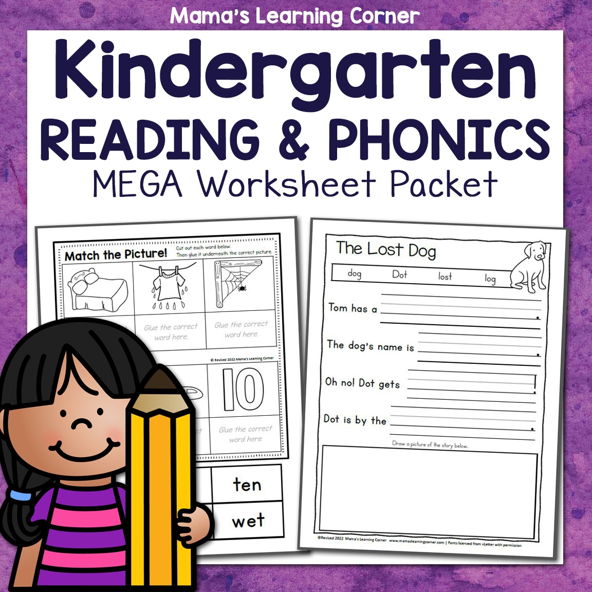 Kindergarten Reading And Phonics Packet 1 Mamas Learning Corner Kindergarten Reading And Phonics Packet 1 Mamas Learning Corner