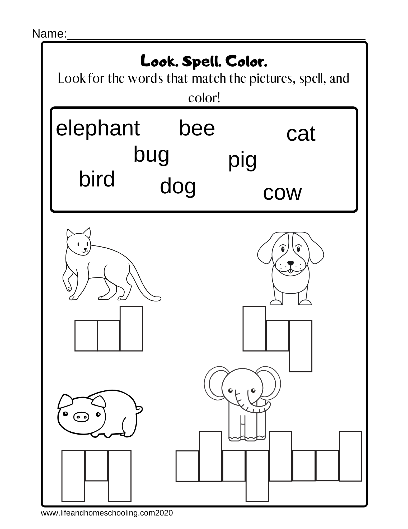 kindergarten fill in the blank worksheets