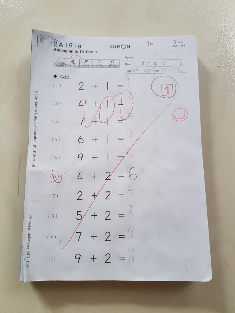 Kumon Math Boosters Fractions Grade Fractions Math Boosters Books Kumon Math Boosters Fractions Answer