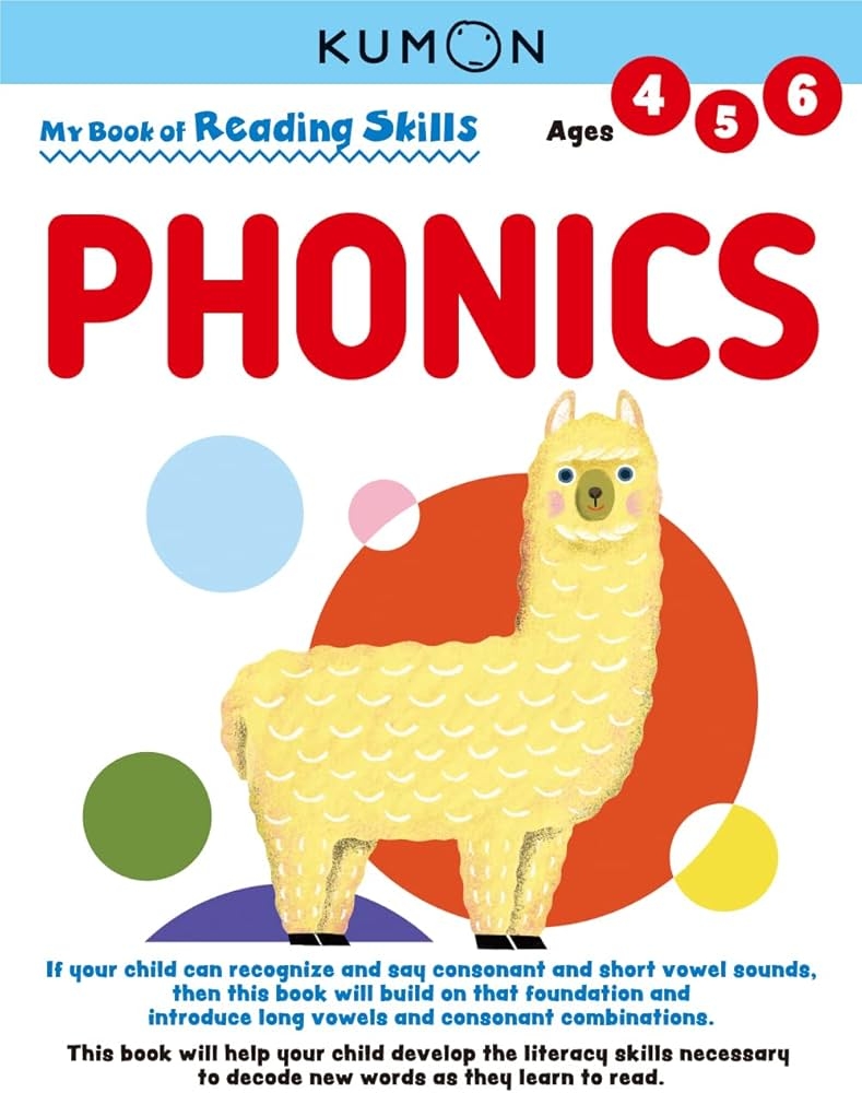 Kumon My Book Of Reading Skills Phonics Reading Skills Ages 4 6 96 Pages My Book Of Reading Skills Kumon Publishing 9781941082973 Amazon Books