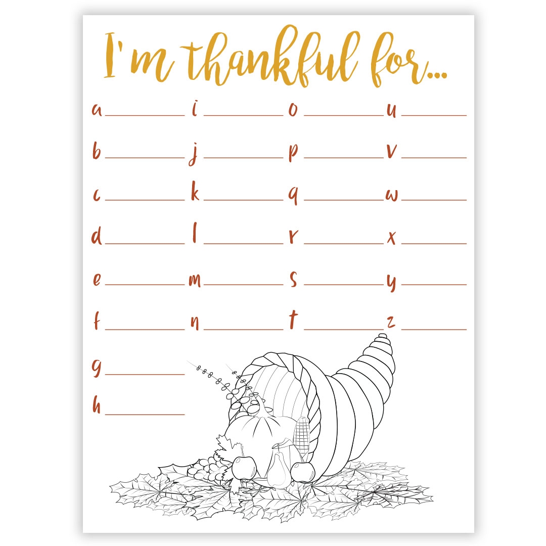 LDS Thanksgiving Printables