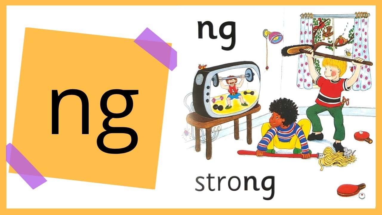 LEARN THE LETTER ng SOUND WITH JOLLY PHONICS ACTION Learn To Read YouTube