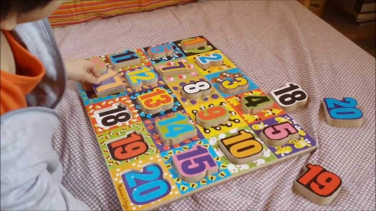 Learn To Count With Numbers Puzzle 1 20 YouTube