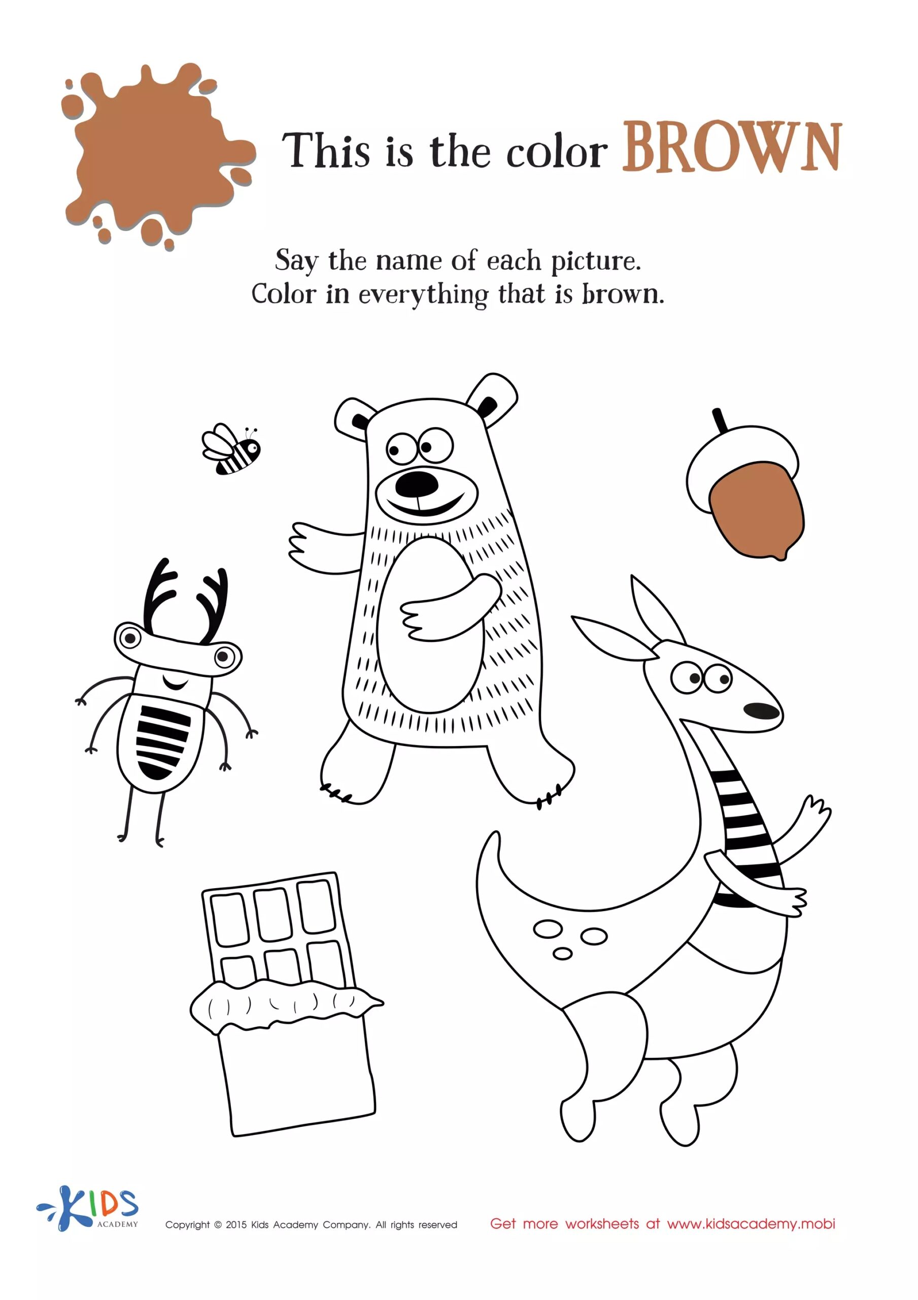 Learning Color Brown For Toddlers And Preschool PDF Learning Color Brown For Toddlers And Preschool PDF