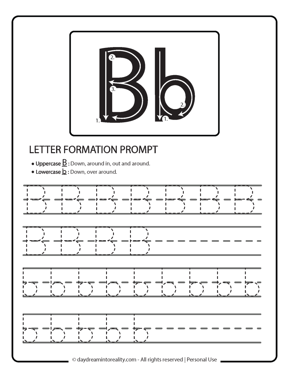 Letter B Worksheets 55 Free PDF Printables Daydream Into Reality Letter B Worksheets 55 Free PDF Printables Daydream Into Reality