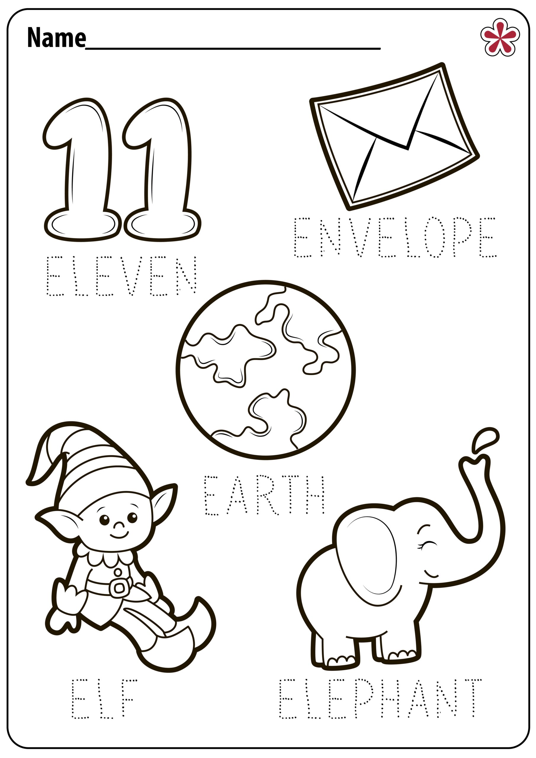 e preschool worksheet e preschool worksheet