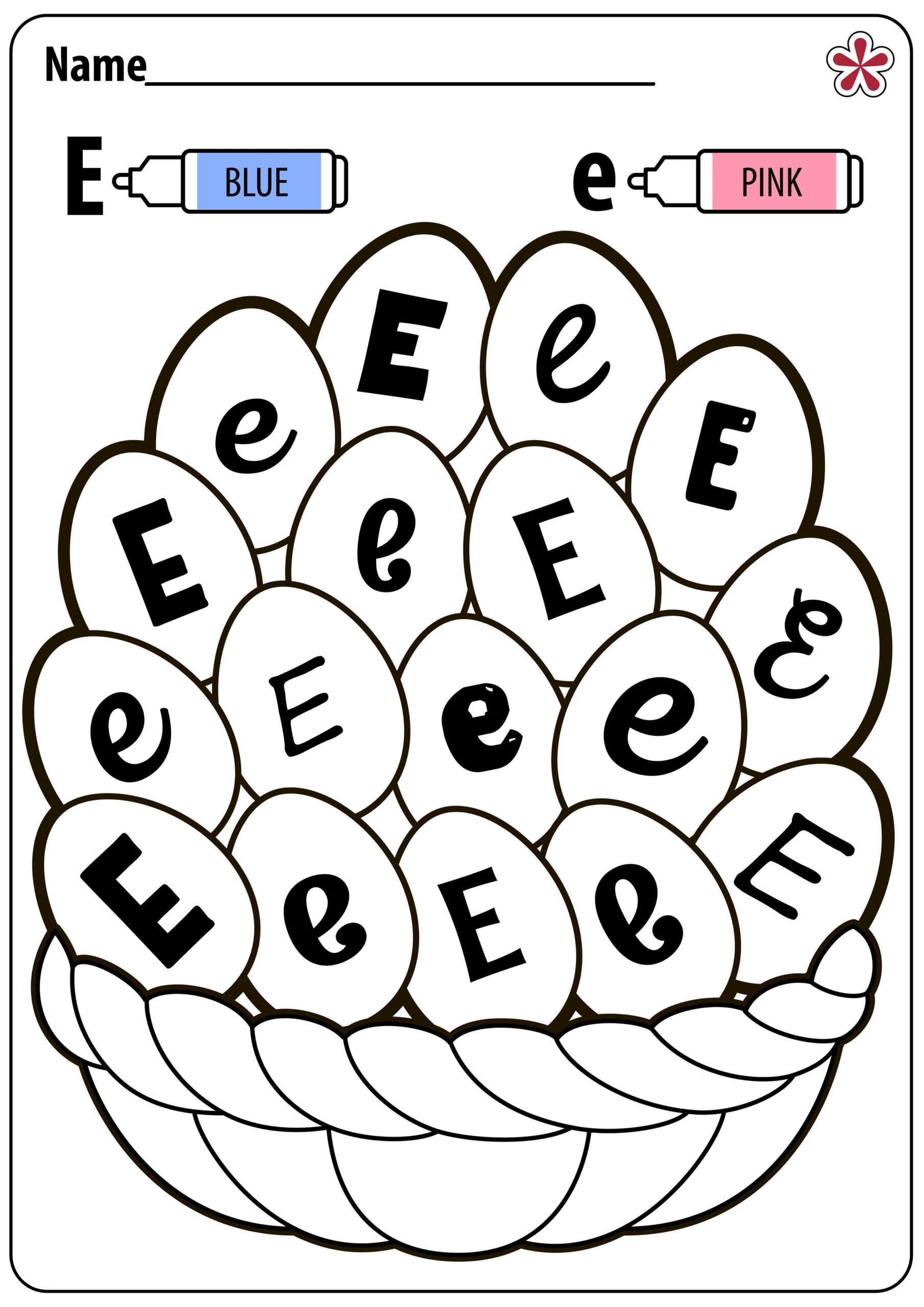 Letter E Worksheets For Kindergarten And Preschool TeachersMag