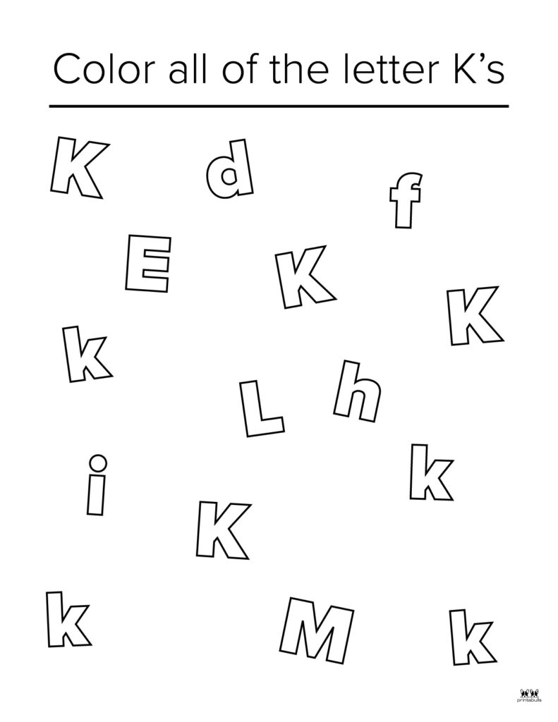 Letter K Worksheets 50 FREE Printables Printabulls