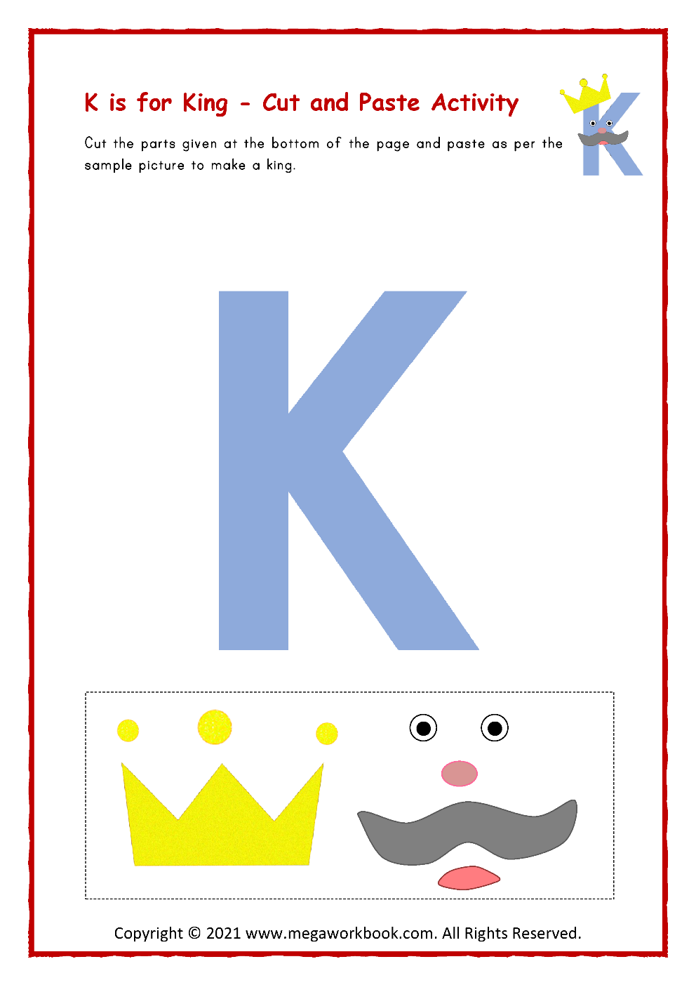 Letter K Worksheets Letter K Activities For Preschoolers Letter K Crafts Letter K Printables MegaWorkbook