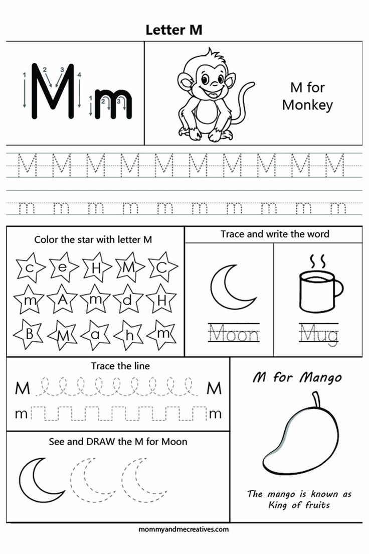 Letter M Printable Worksheet