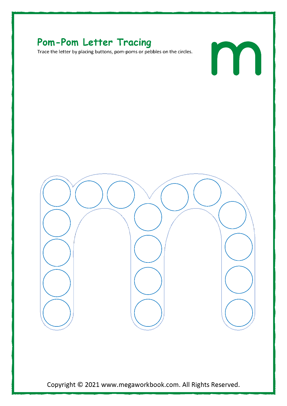 preschool worksheets letter m