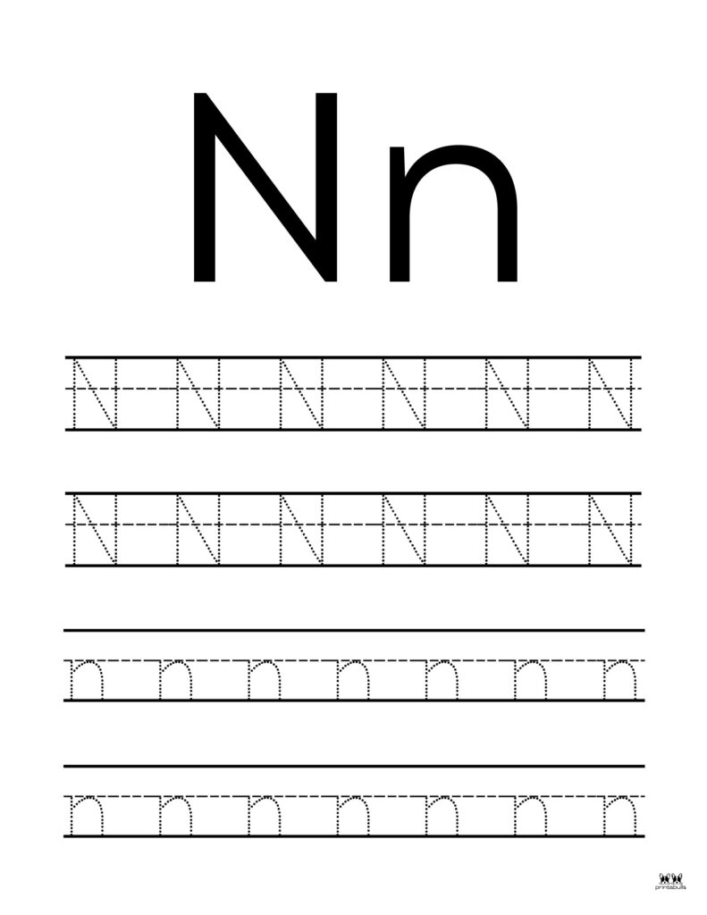 Letter N Worksheets 50 FREE Printables Printabulls