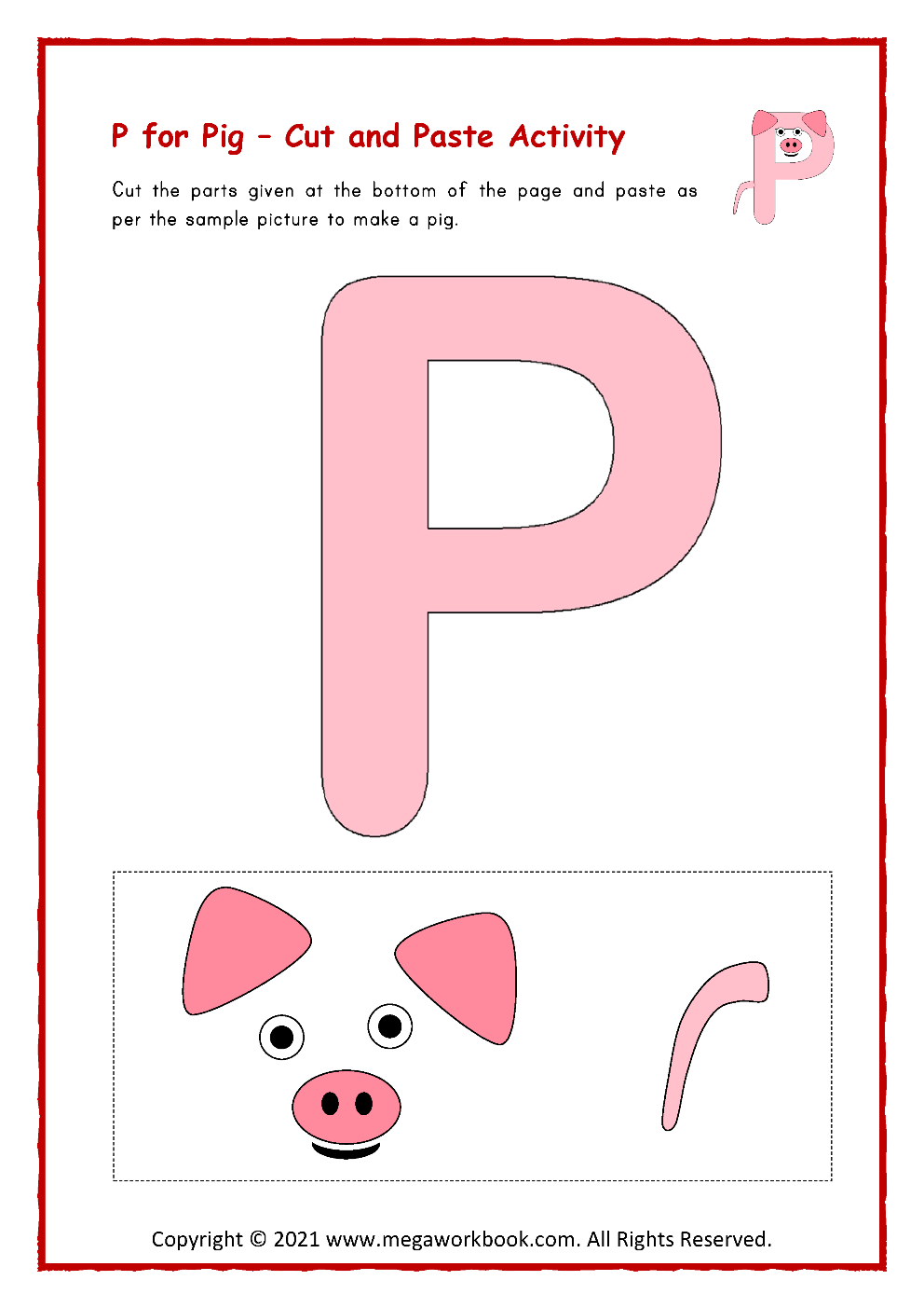 Letter P Activities Preschool Letter P Worksheets Letter P Crafts Letter P Printables MegaWorkbook