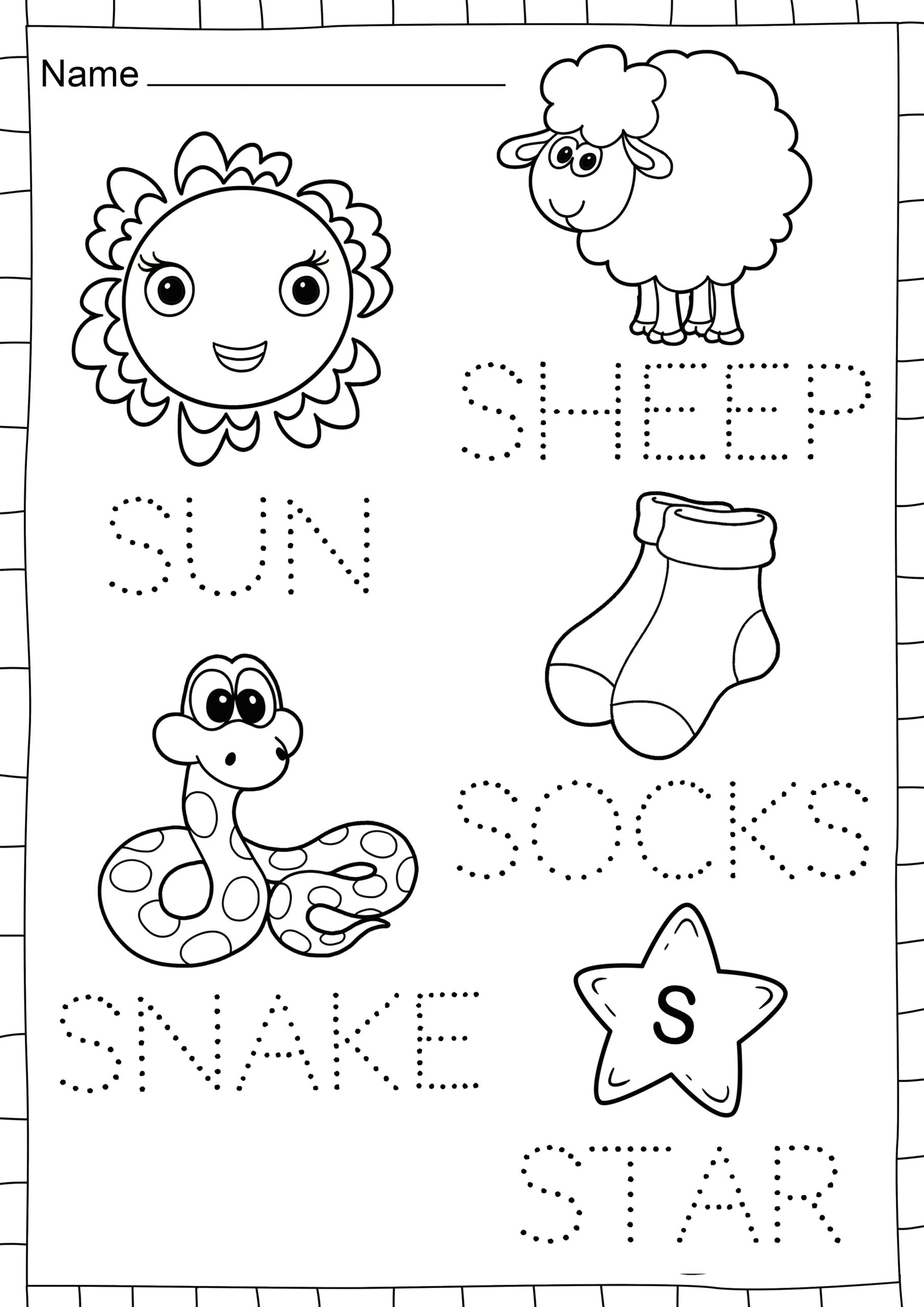 Letter S Free Worksheets TeachersMag