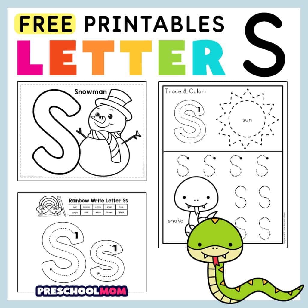 preschool worksheet printables
