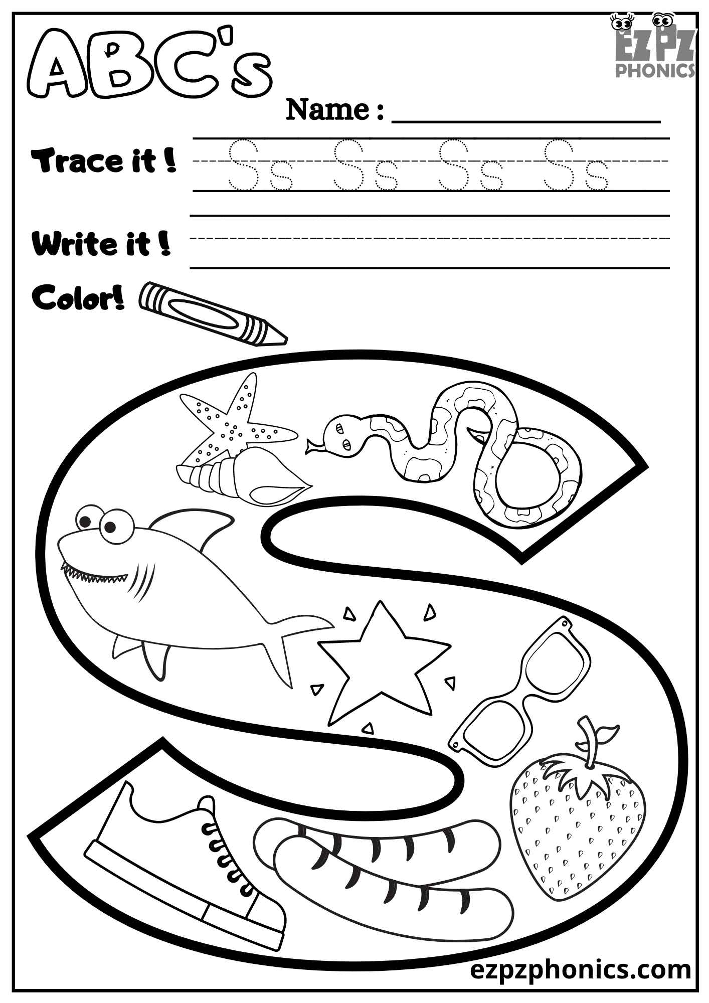kindergarten letter s worksheets kindergarten letter s worksheets
