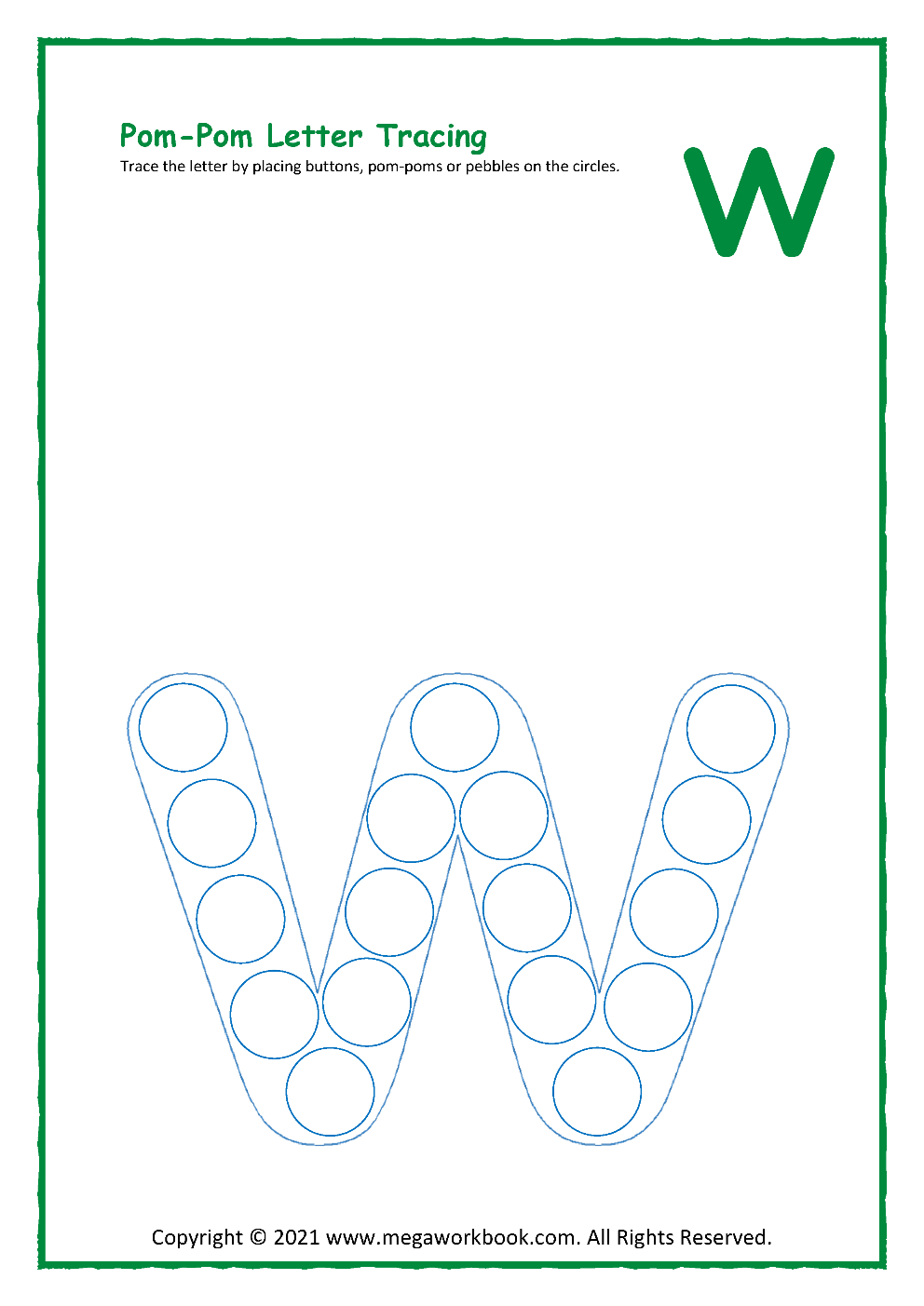 Letter W Activities For Preschool Letter W Worksheets Letter W Crafts Letter W Printables MegaWorkbook