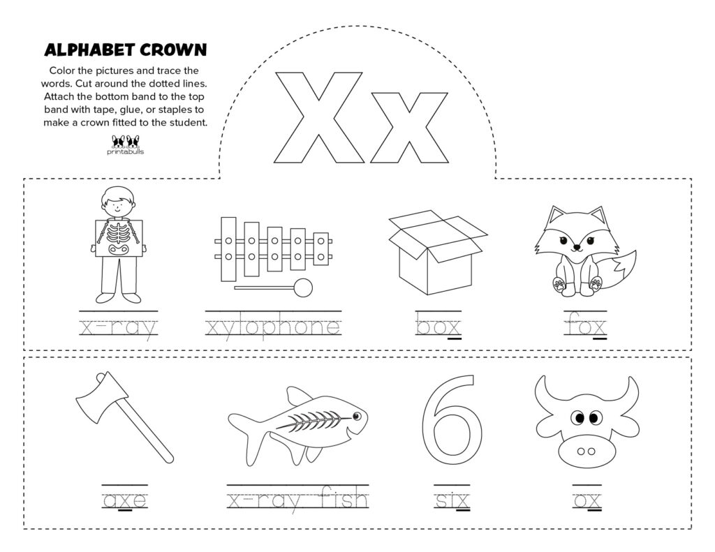 Letter X Worksheets 50 FREE Printables Printabulls