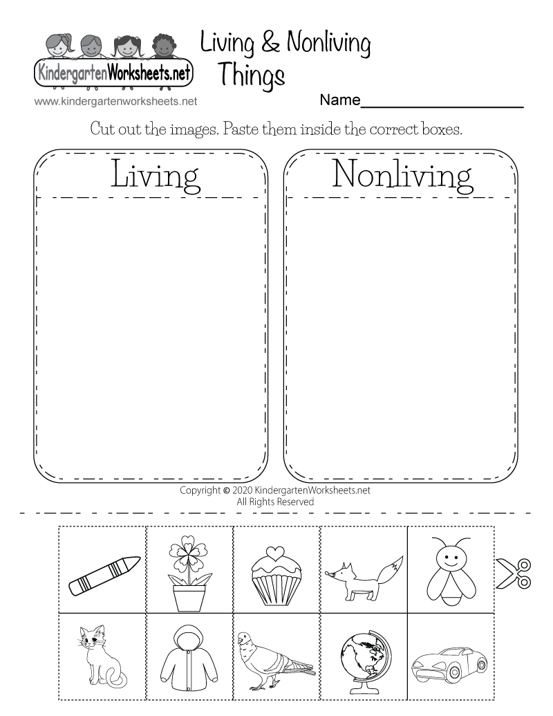 Living And Nonliving Things Worksheet Free Printable Digital PDF Living And Nonliving Things Worksheet Free Printable Digital PDF