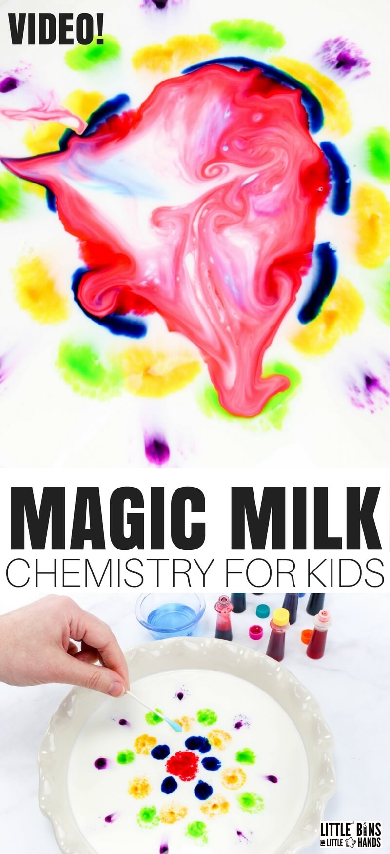 Magic Milk Science Experiment Little Bins For Little Hands Magic Milk Science Experiment Little Bins For Little Hands