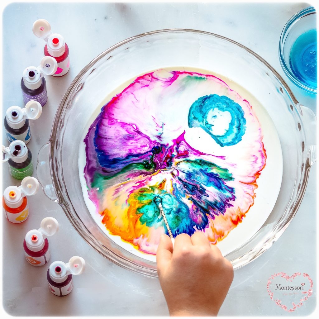 Magic Milk STEM Kids Science Experiment Montessori From The Heart