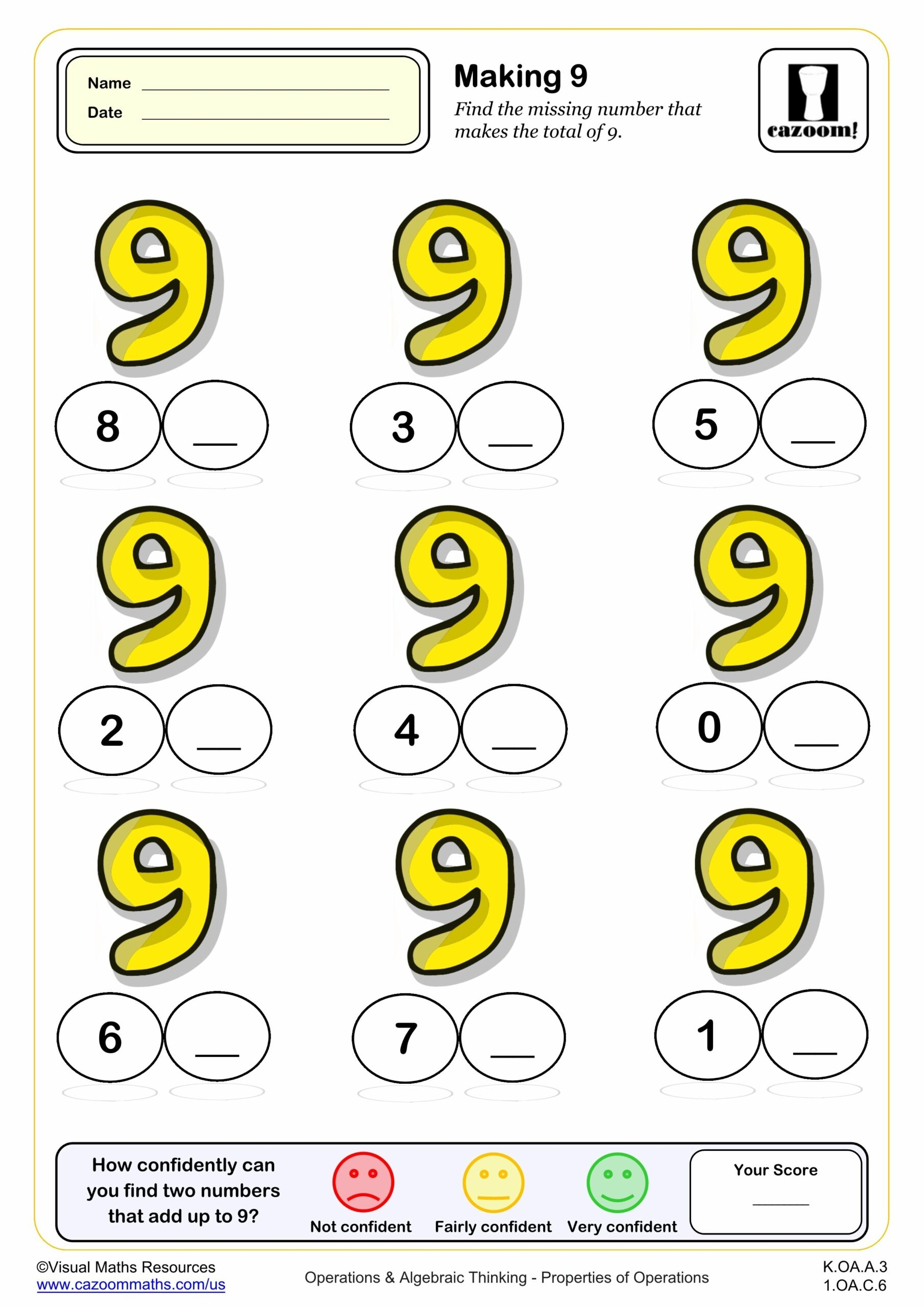 Making 9 Fun And Engaging K Grade PDF Worksheets Cazoom Math