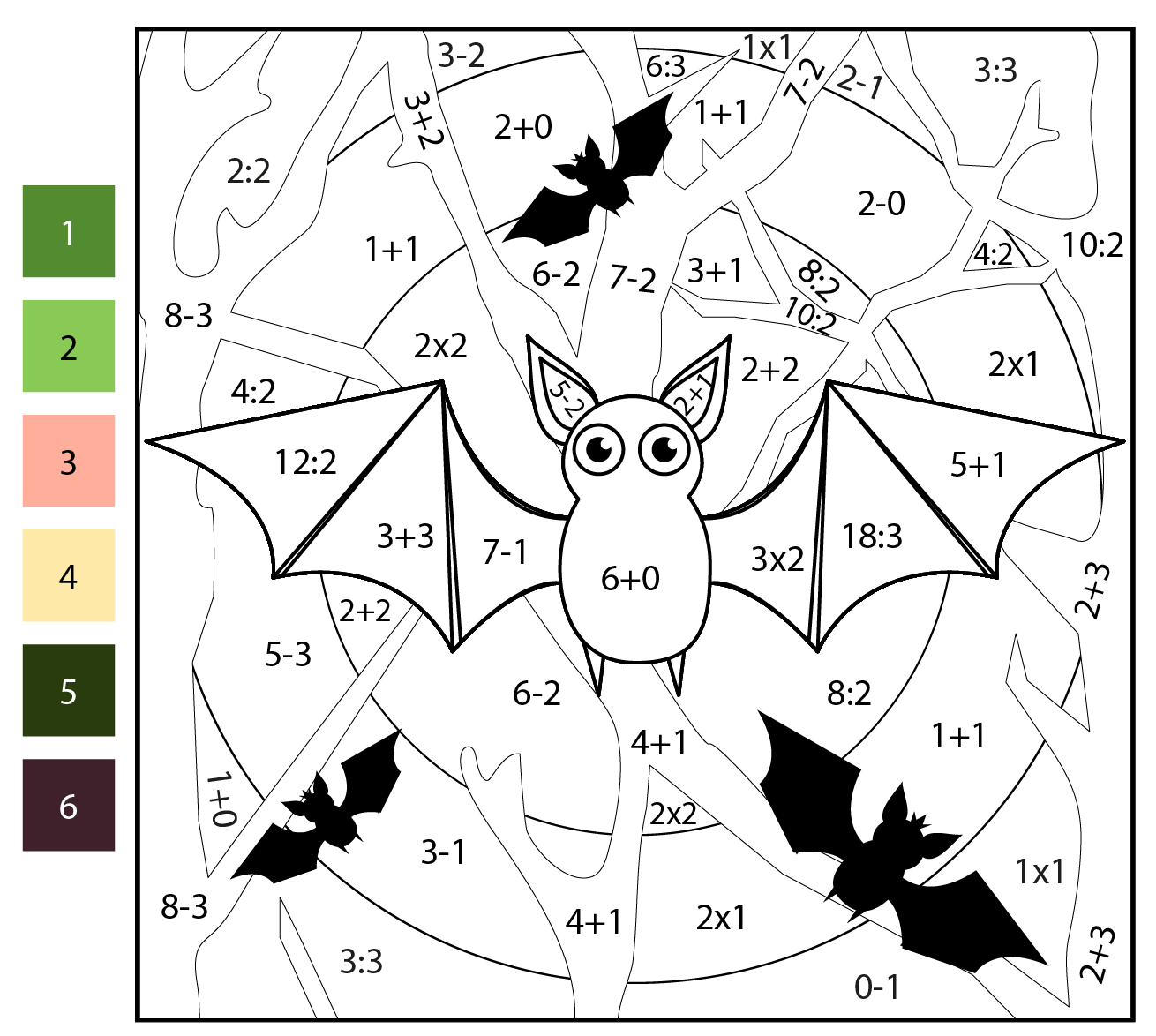 free coloring math worksheets