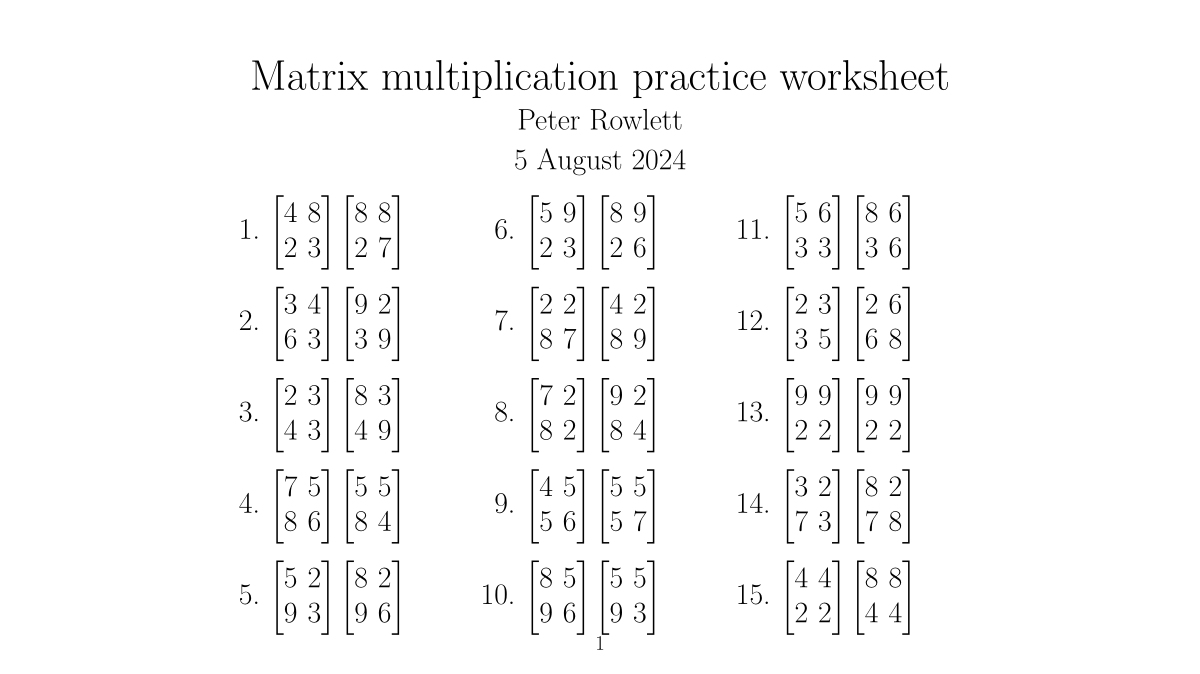 Matrix Multiplication Doesn t Work Like That The Aperiodical