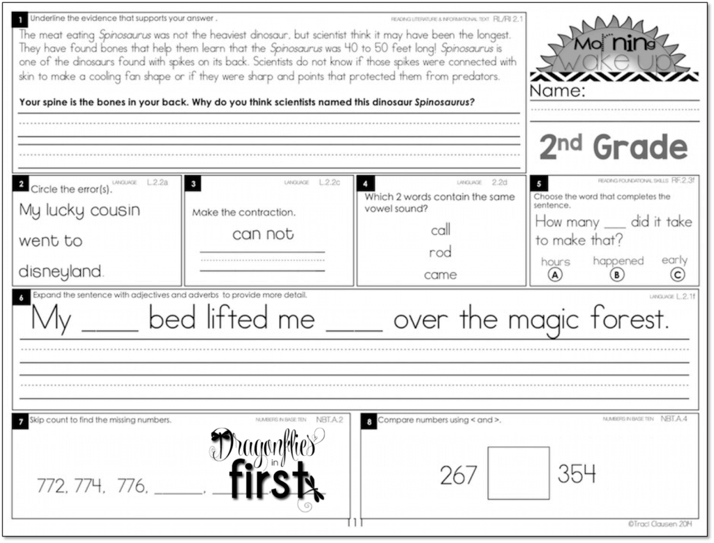 work for 2nd graders