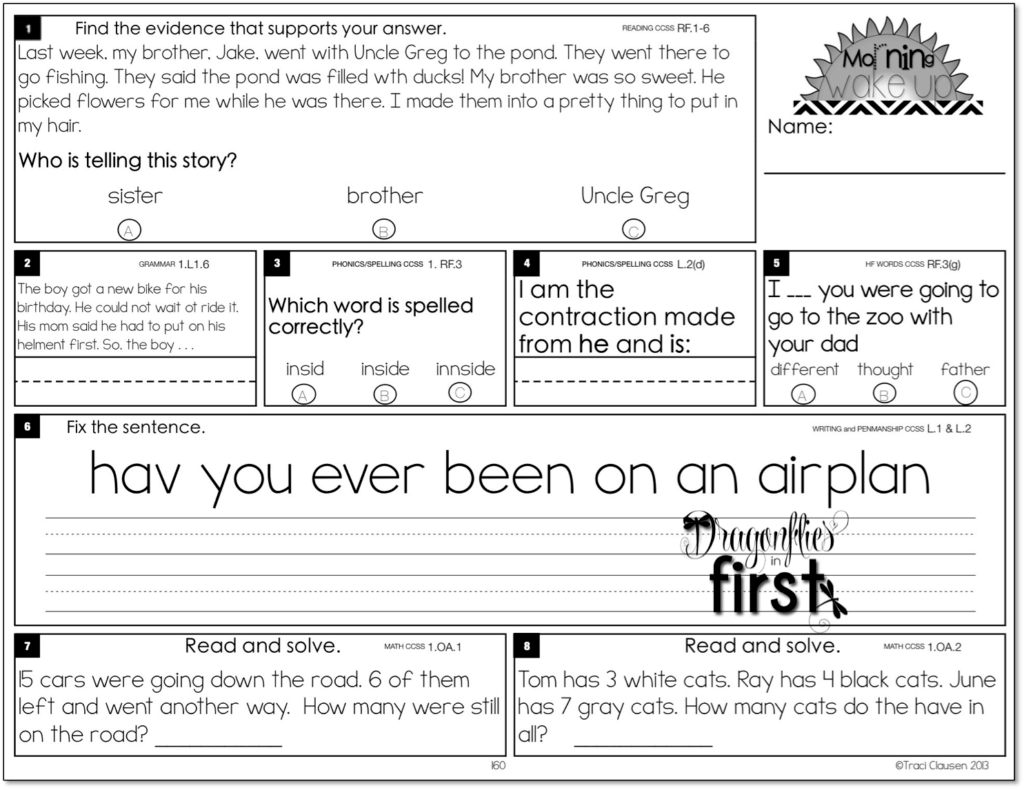 Meaningful And Engaging Morning Work For K 2 Traci Clausen Engaging Teaching