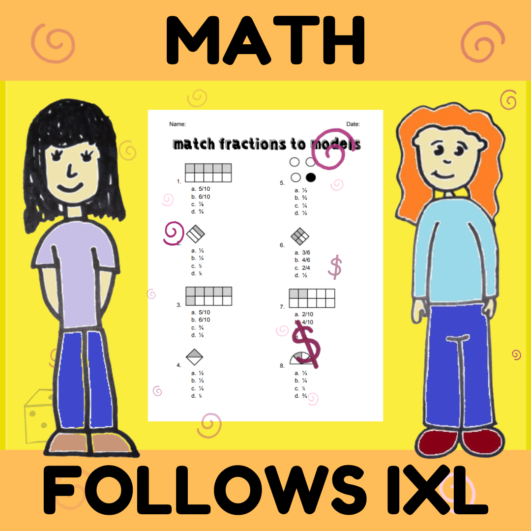 MEGA BUNDLE Worksheets That Follow IXL Math Topics Grades K 8 Classful